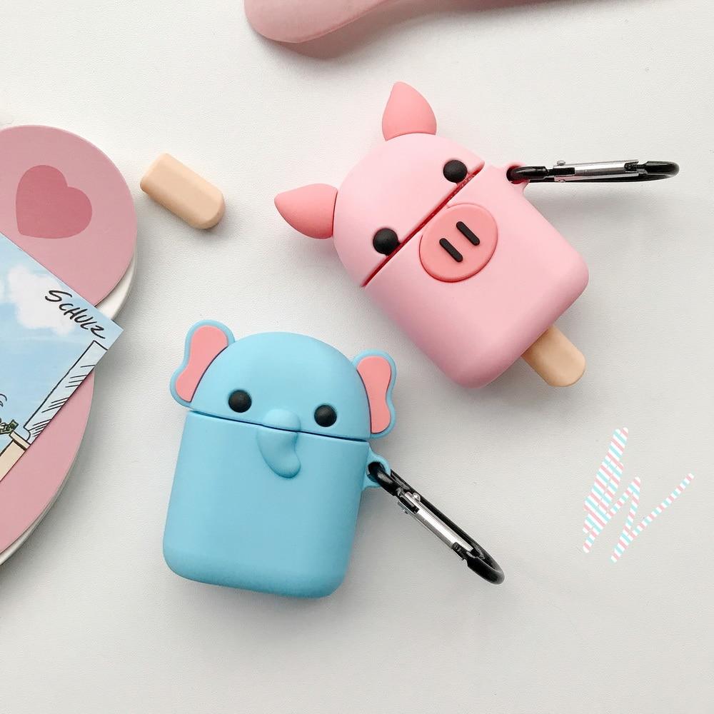 Pig Ice Cream Premium AirPods Case Shock Proof Cover