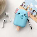 Elephant Ice Cream Premium AirPods Case Shock Proof Cover