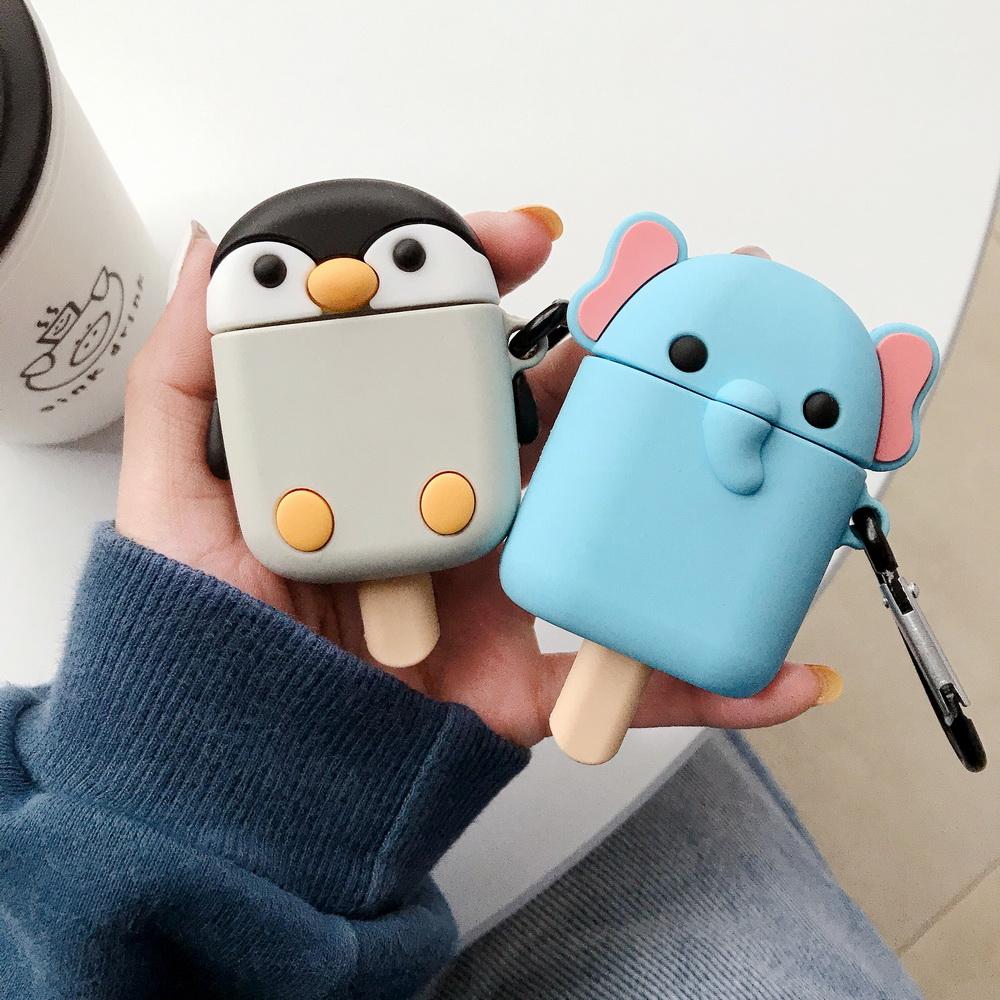 Elephant Ice Cream Premium AirPods Case Shock Proof Cover