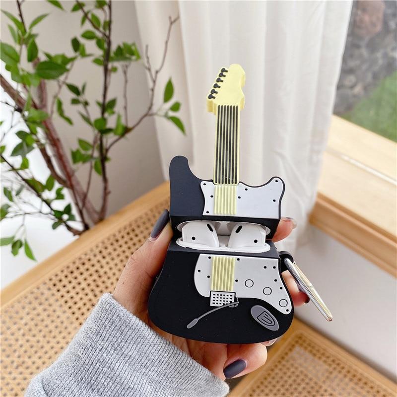 Electric Guitar Premium AirPods Case Shock Proof Cover