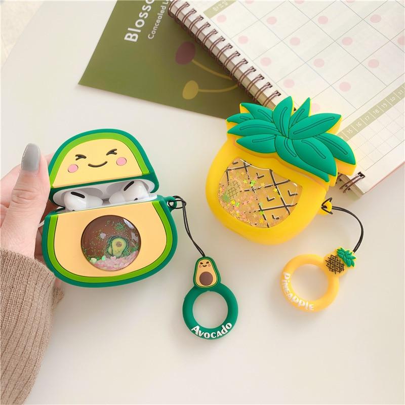 Avocado Snow Globe Premium AirPods Pro Case Shock Proof Cover