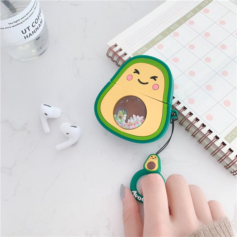 Avocado Snow Globe Premium AirPods Pro Case Shock Proof Cover