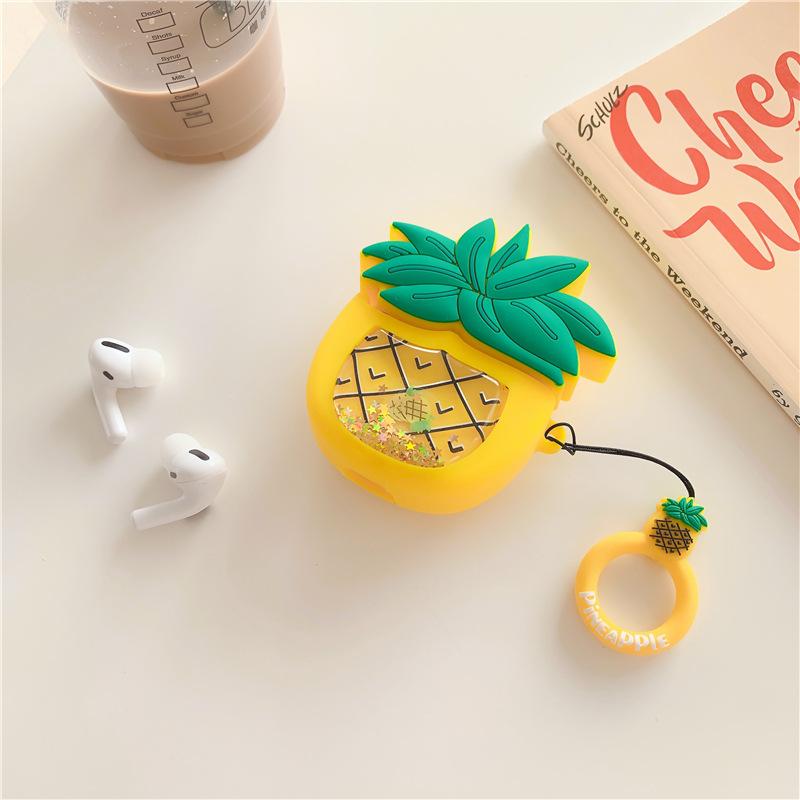 Pineapple Snow Globe Premium AirPods Pro Case Shock Proof Cover