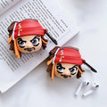 Captain Jack Sparrow 'Comic' Premium AirPods Case Shock Proof Cover