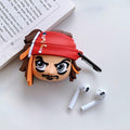 Captain Jack Sparrow 'Comic' Premium AirPods Case Shock Proof Cover