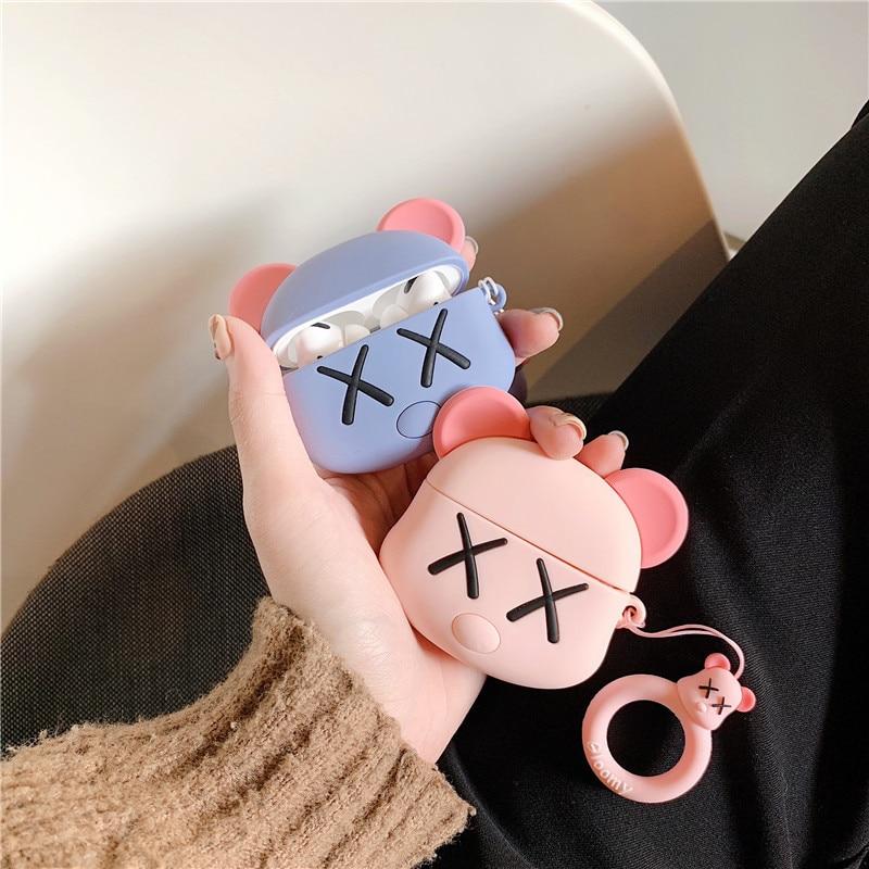KAWS Bear 'Two Tone' Premium AirPods Pro Case Shock Proof Cover