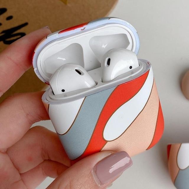 Modern Art Silicone AirPods Case Shock Proof Cover