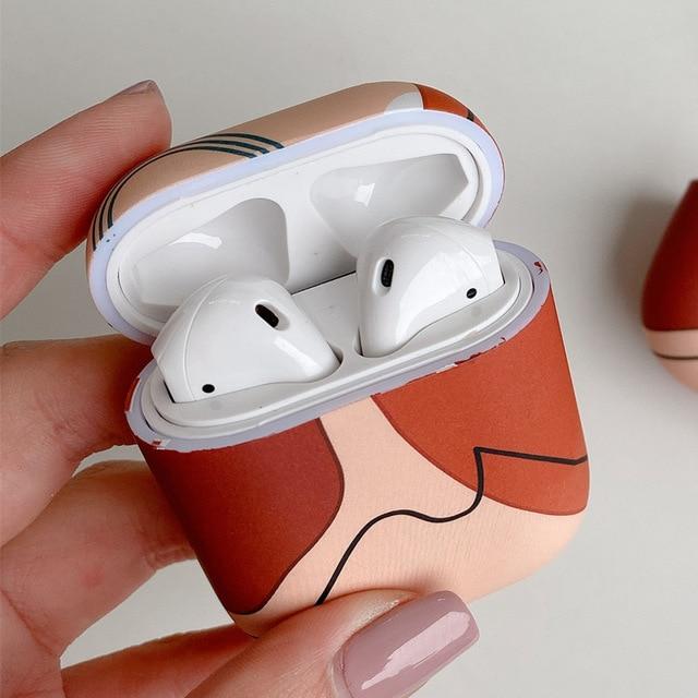 Modern Art Silicone AirPods Case Shock Proof Cover