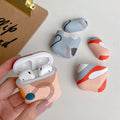 Modern Art Silicone AirPods Case Shock Proof Cover