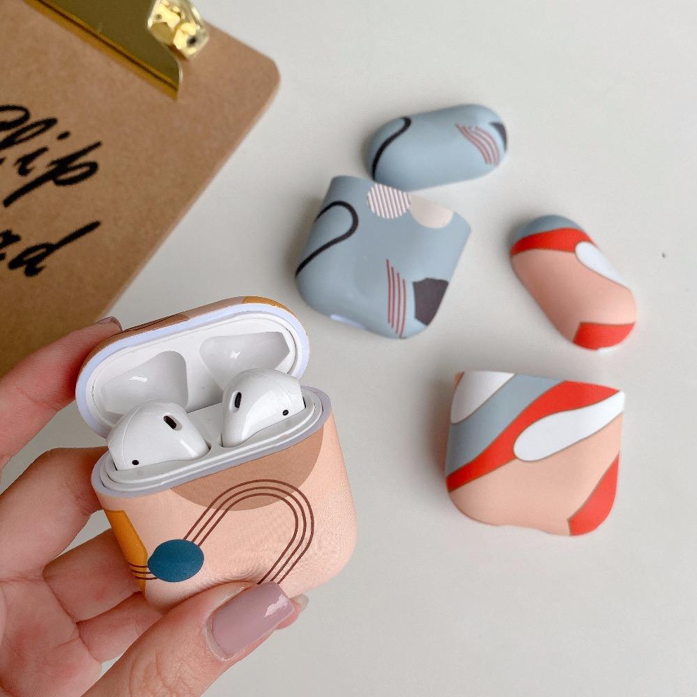 Modern Art Silicone AirPods Case Shock Proof Cover