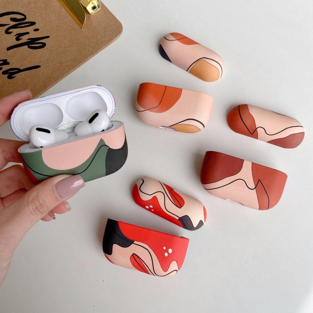 Modern Art Silicone AirPods Pro Case Shock Proof Cover