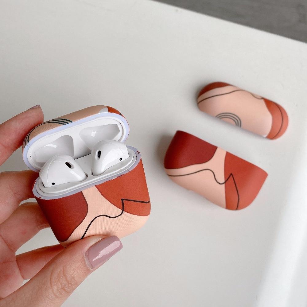 Modern Art Silicone AirPods Case Shock Proof Cover