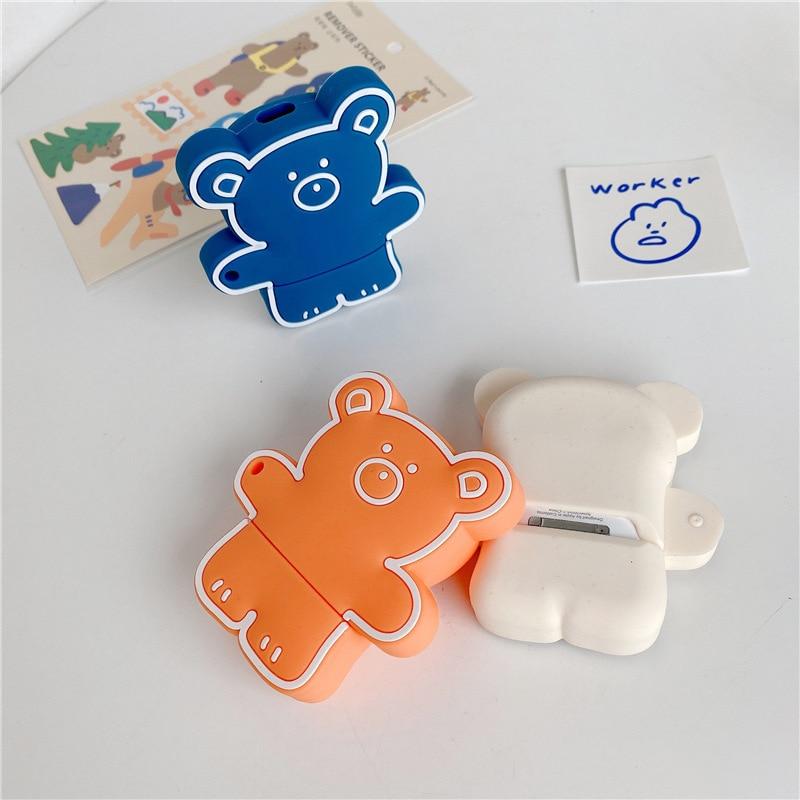 Teddy Bear 'Pencil' Premium AirPods Case Shock Proof Cover