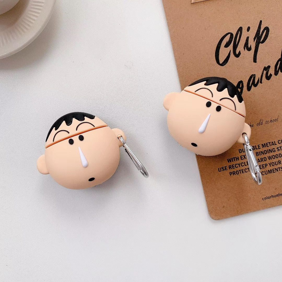 Crayon Shin Chan 'Ah Dai' Premium AirPods Case Shock Proof Cover