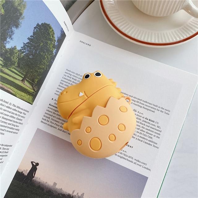 Cute Dinosaur Egg Premium AirPods Case Shock Proof Cover