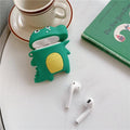 Cute Cartoon Crocodile Premium AirPods Case Shock Proof Cover