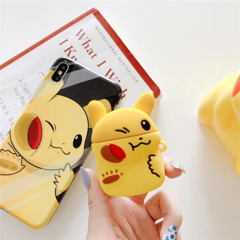 Pokemon 'Pikachu | Battle' Premium AirPods Case Shock Proof Cover