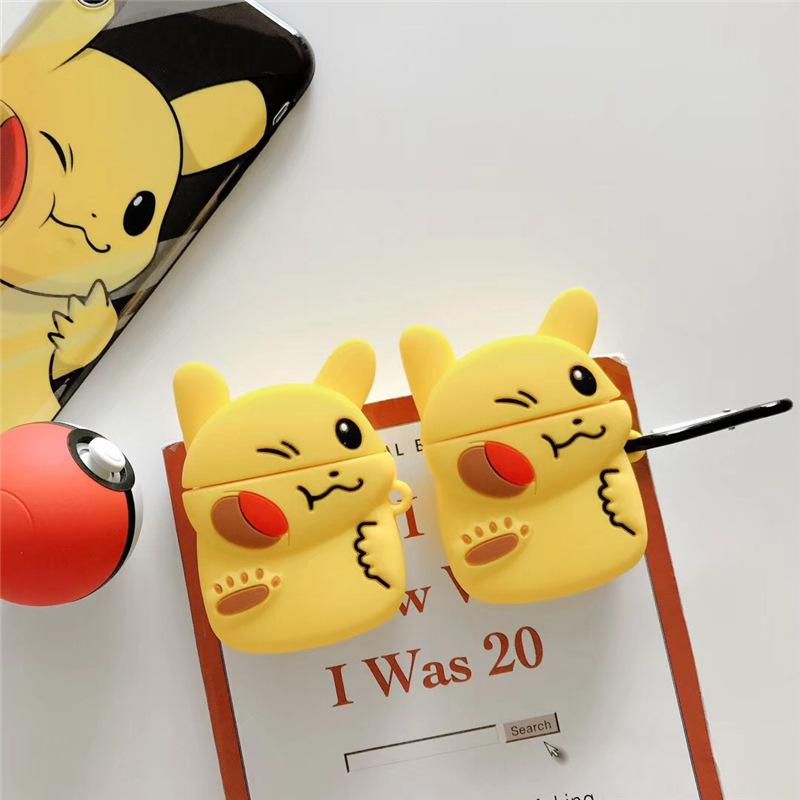 Pokemon 'Pikachu | Battle' Premium AirPods Case Shock Proof Cover