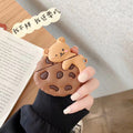 Bear Hugging a Cookie Premium AirPods Case Shock Proof Cover