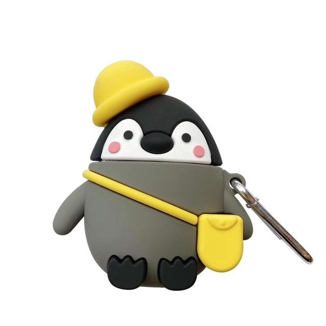 Penguin 'Going on an Adventure' Premium AirPods Case Shock Proof Cover