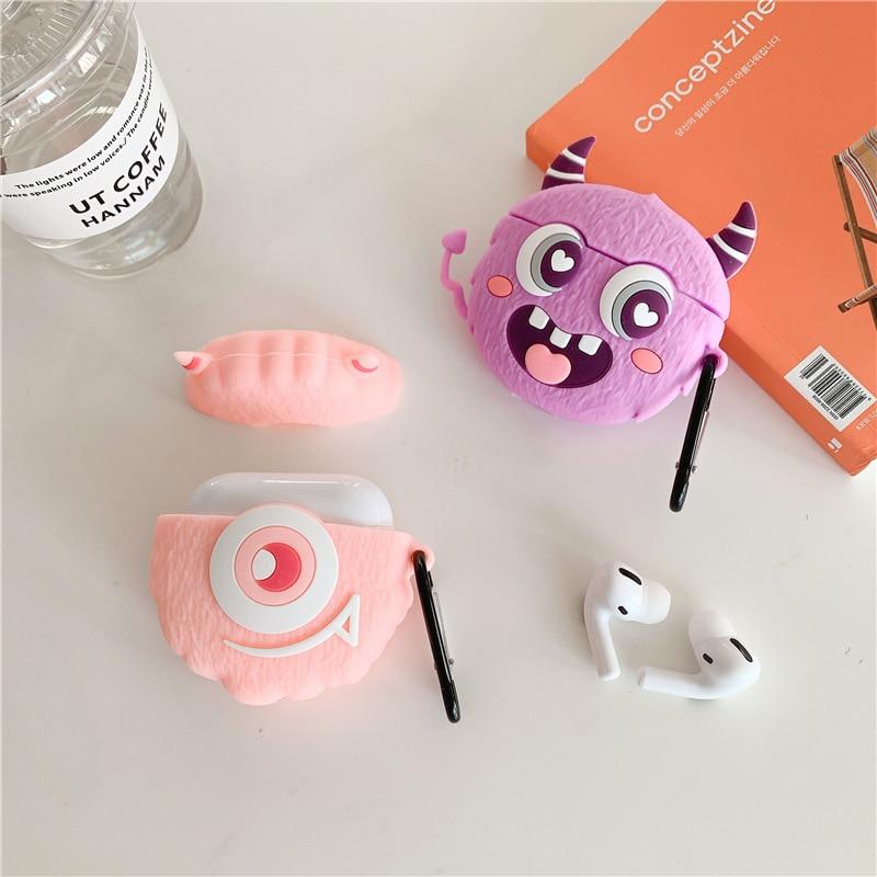 Cute Big Eyes Monster Premium AirPods Pro Case Shock Proof Cover