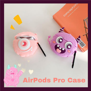 Cute Big Eyes Monster Premium AirPods Pro Case Shock Proof Cover