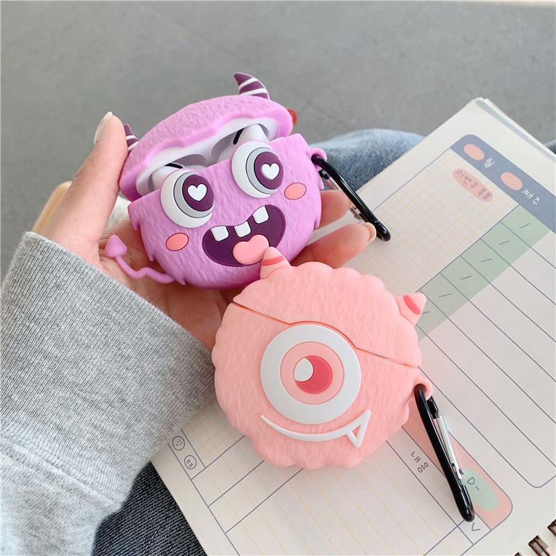 Cute Big Eyes Monster Premium AirPods Case Shock Proof Cover