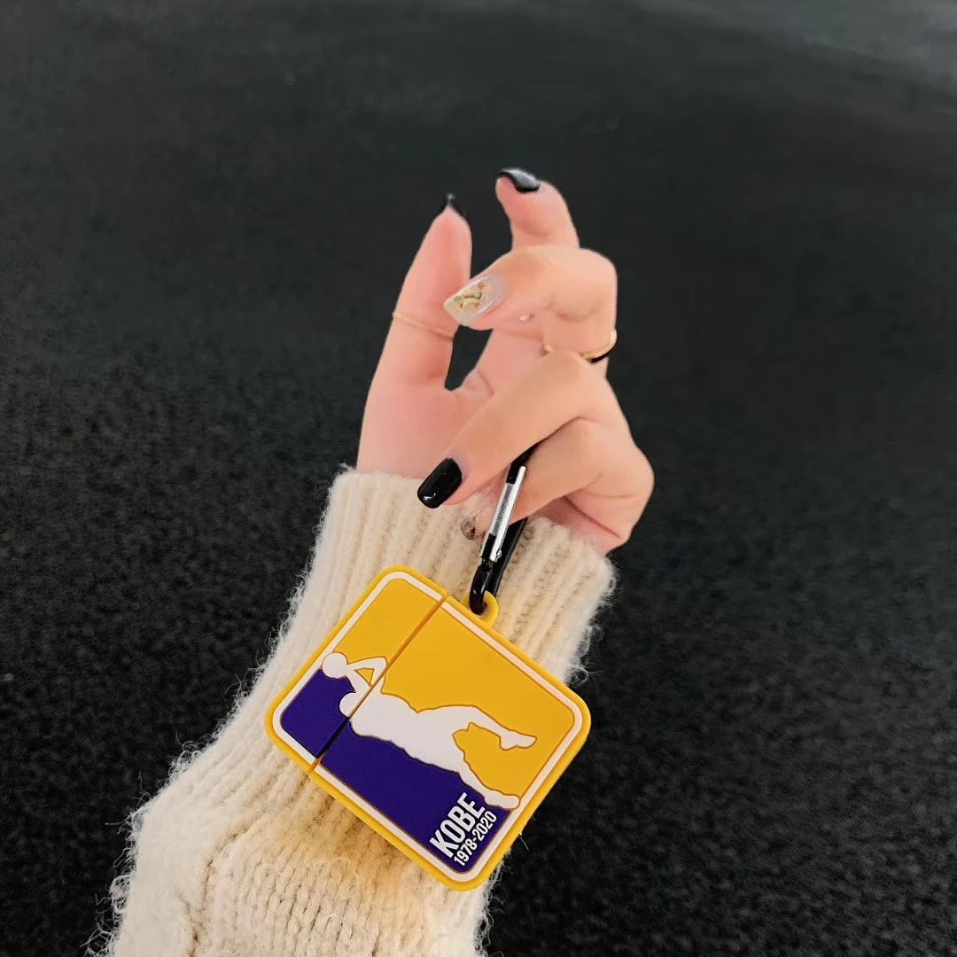 Kobe 'Lakers Colors' Premium AirPods Case Shock Proof Cover