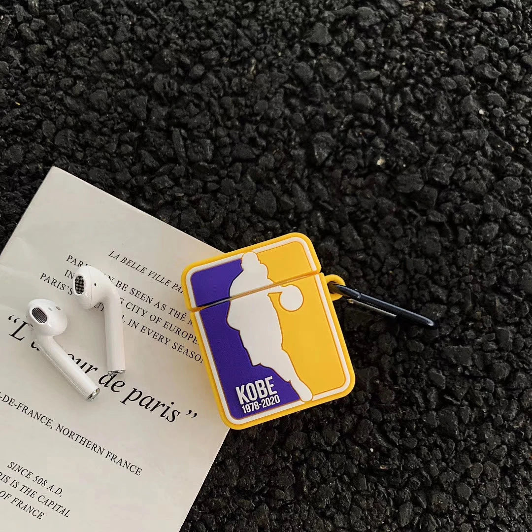 Kobe 'Lakers Colors' Premium AirPods Case Shock Proof Cover