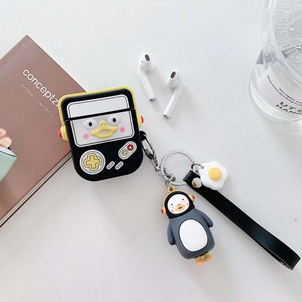 Penguin Game Console Premium AirPods Case Shock Proof Cover