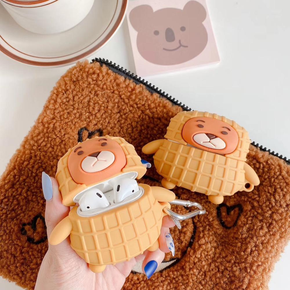 Bear in Peanut Costume Premium AirPods Case Shock Proof Cover