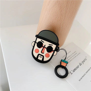 Leon the Professional 'Leon | Jean Reno' Premium AirPods Case Shock Proof Cover