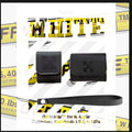 Off White Vegan Leather Airpods Holster