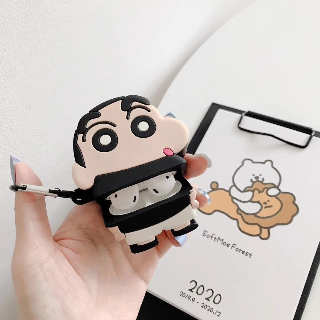 Crayon Shin Chan 'Standing Shinnosuke' Premium AirPods Case Shock Proof Cover