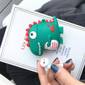 Cute Excited Dino AirPods Case Shock Proof Cover