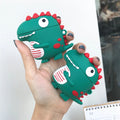 Cute Excited Dino AirPods Case Shock Proof Cover