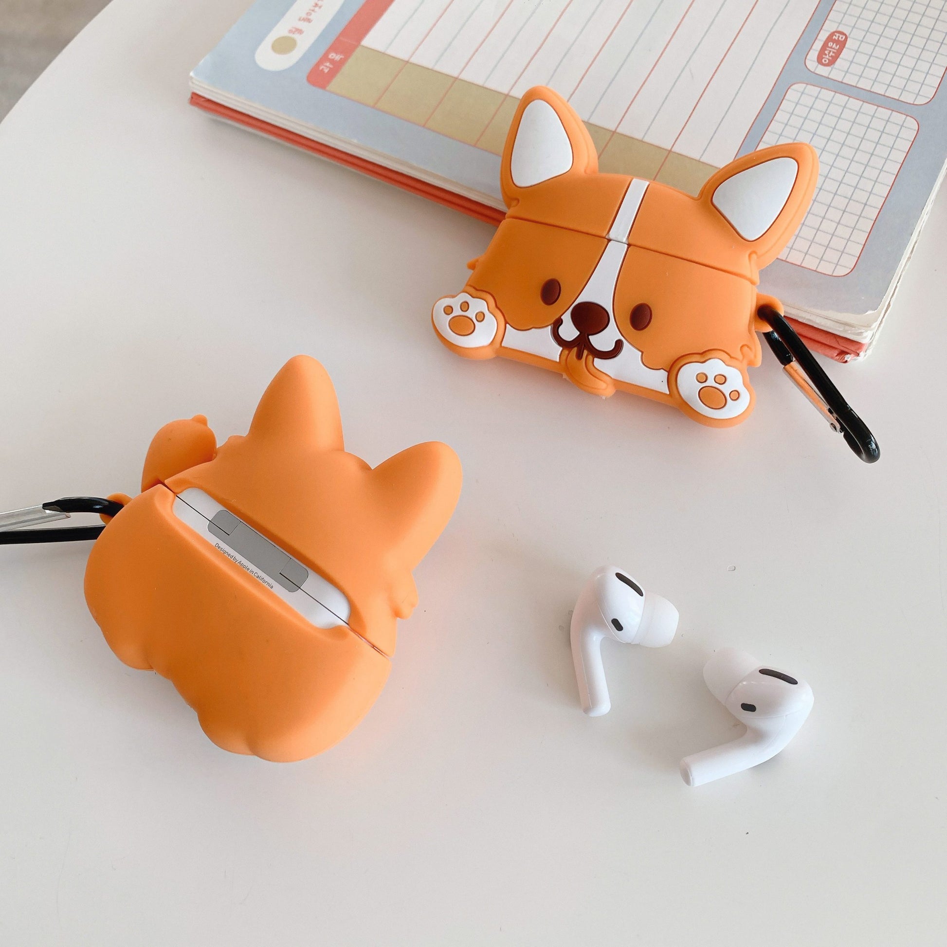 Cute Cartoon Corgi Dog Premium AirPods Pro Case Shock Proof Cover