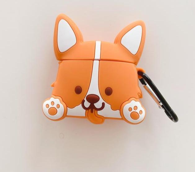 Cute Cartoon Corgi Dog Premium AirPods Case Shock Proof Cover