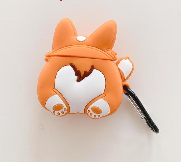 Cute Cartoon Corgi Dog Premium AirPods Case Shock Proof Cover