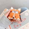 Cute Cartoon Corgi Dog Premium AirPods Case Shock Proof Cover