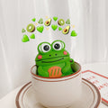 Cute Cartoon Happy Frog Premium AirPods Case Shock Proof Cover