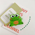 Cute Cartoon Happy Frog Premium AirPods Case Shock Proof Cover