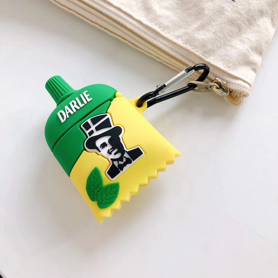 Darlie Toothpaste Premium AirPods Case Shock Proof Cover