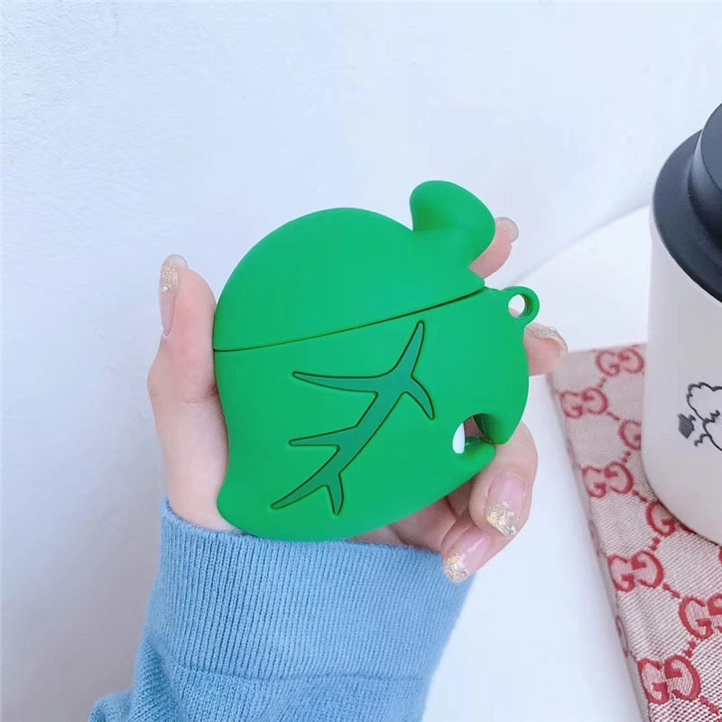 Cute Leaf Premium AirPods Case Shock Proof Cover