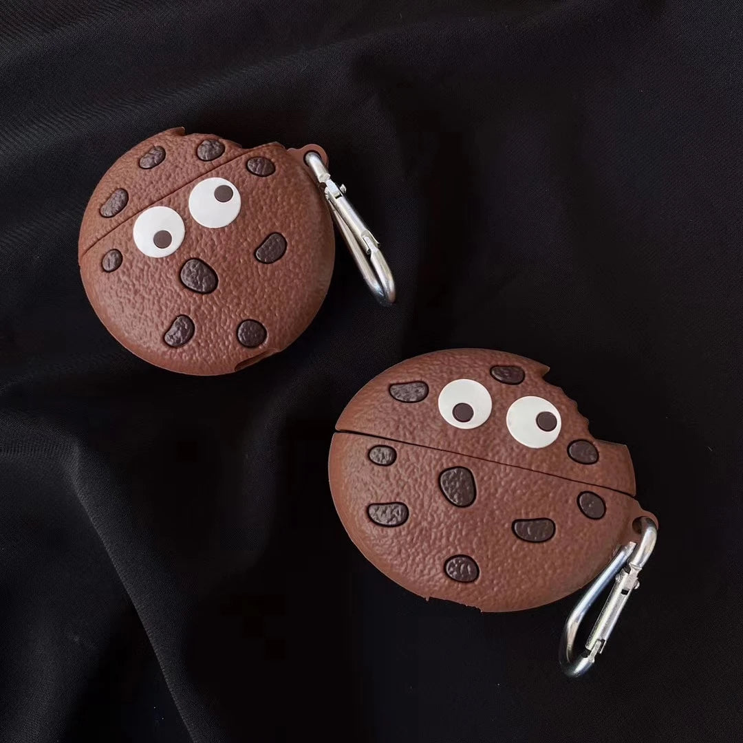 Wacky Chocolate Chip Cookie Premium AirPods Case Shock Proof Cover