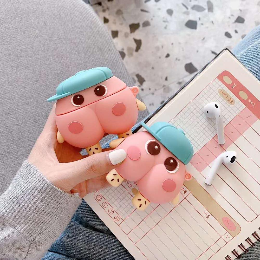 Cute Cartoon Ass Hat Man Premium AirPods Pro Case Shock Proof Cover