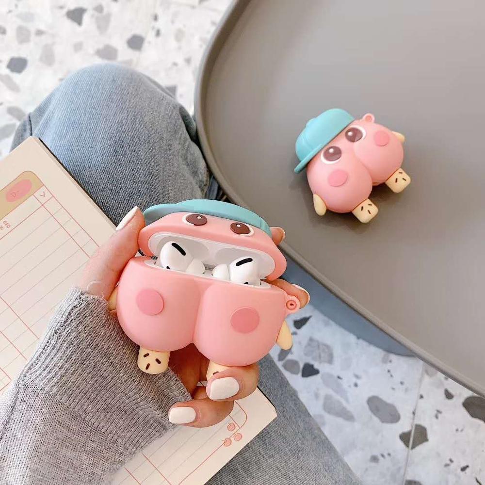 Cute Cartoon Ass Hat Man Premium AirPods Pro Case Shock Proof Cover