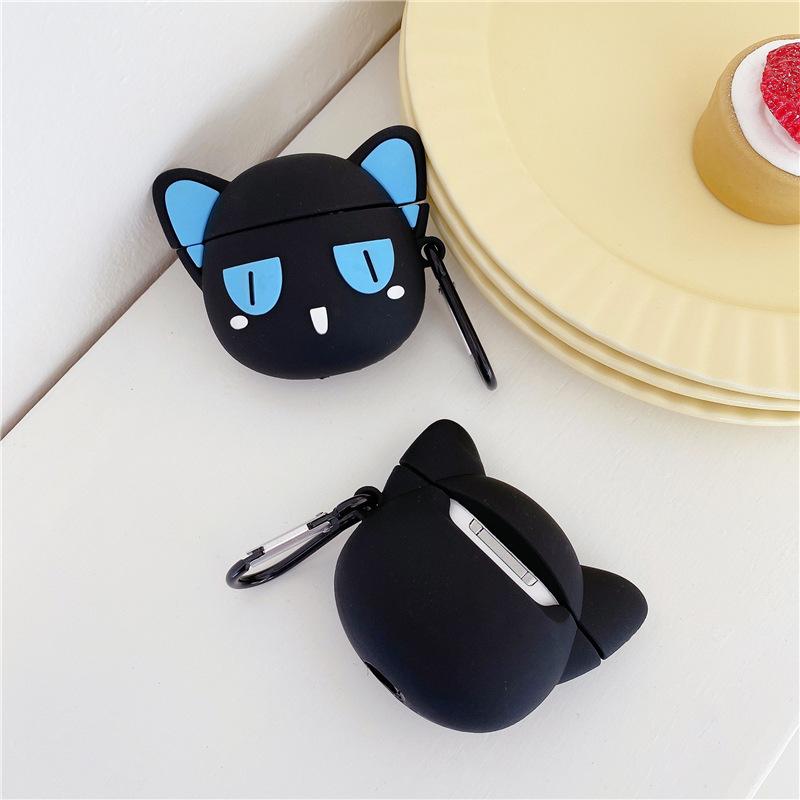 Black Cat Premium AirPods Case Shock Proof Cover