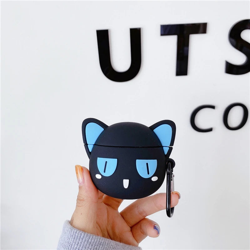 Black Cat Premium AirPods Case Shock Proof Cover