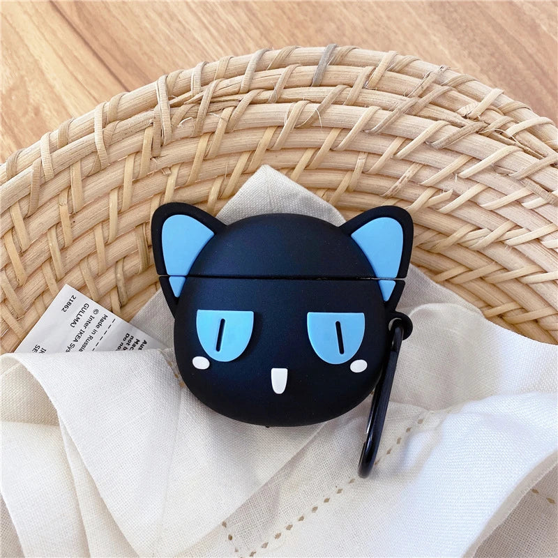 Black Cat Premium AirPods Case Shock Proof Cover